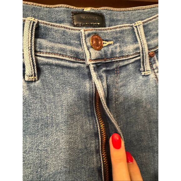 Mother High Waisted Tunnel Vision Sneak MSRP:$278 - Picture 4 of 7